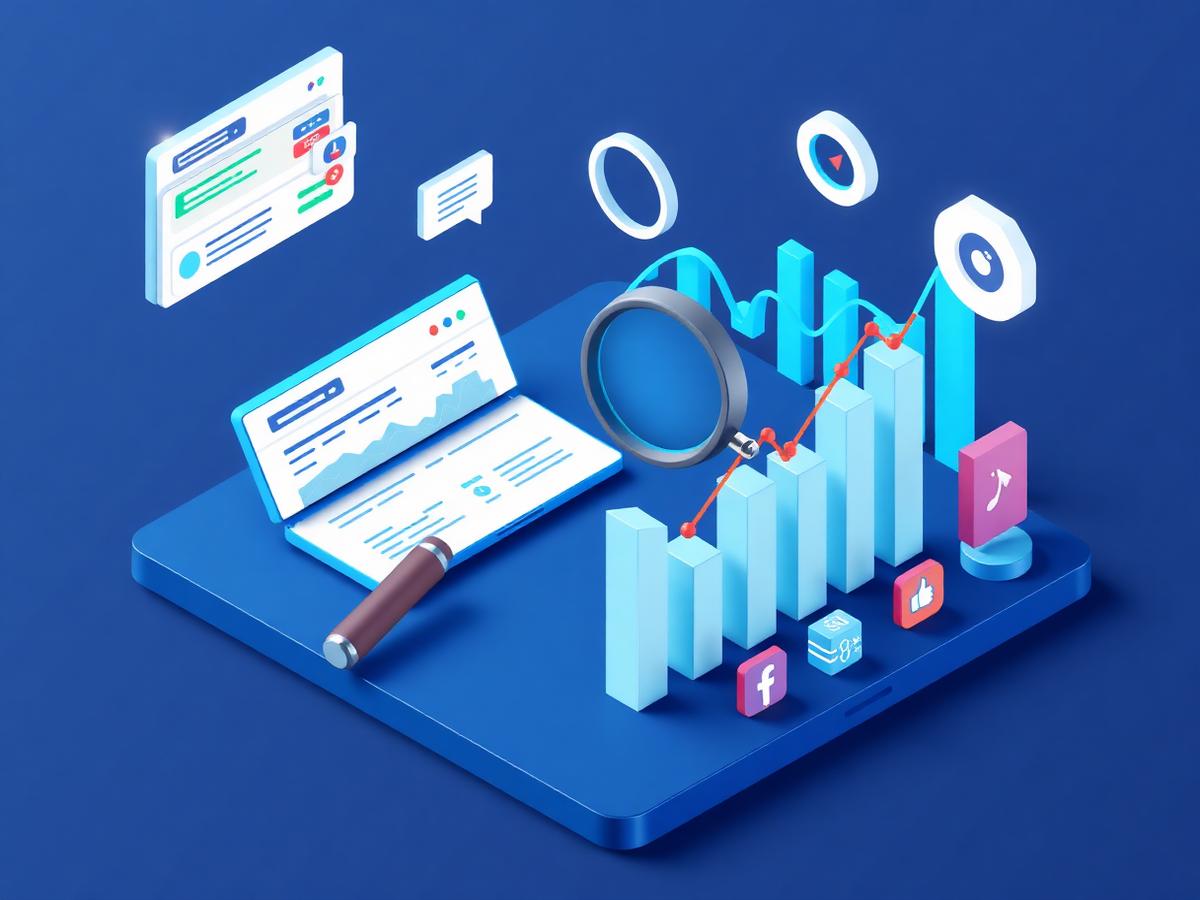 Digital Marketing Solutions illustration